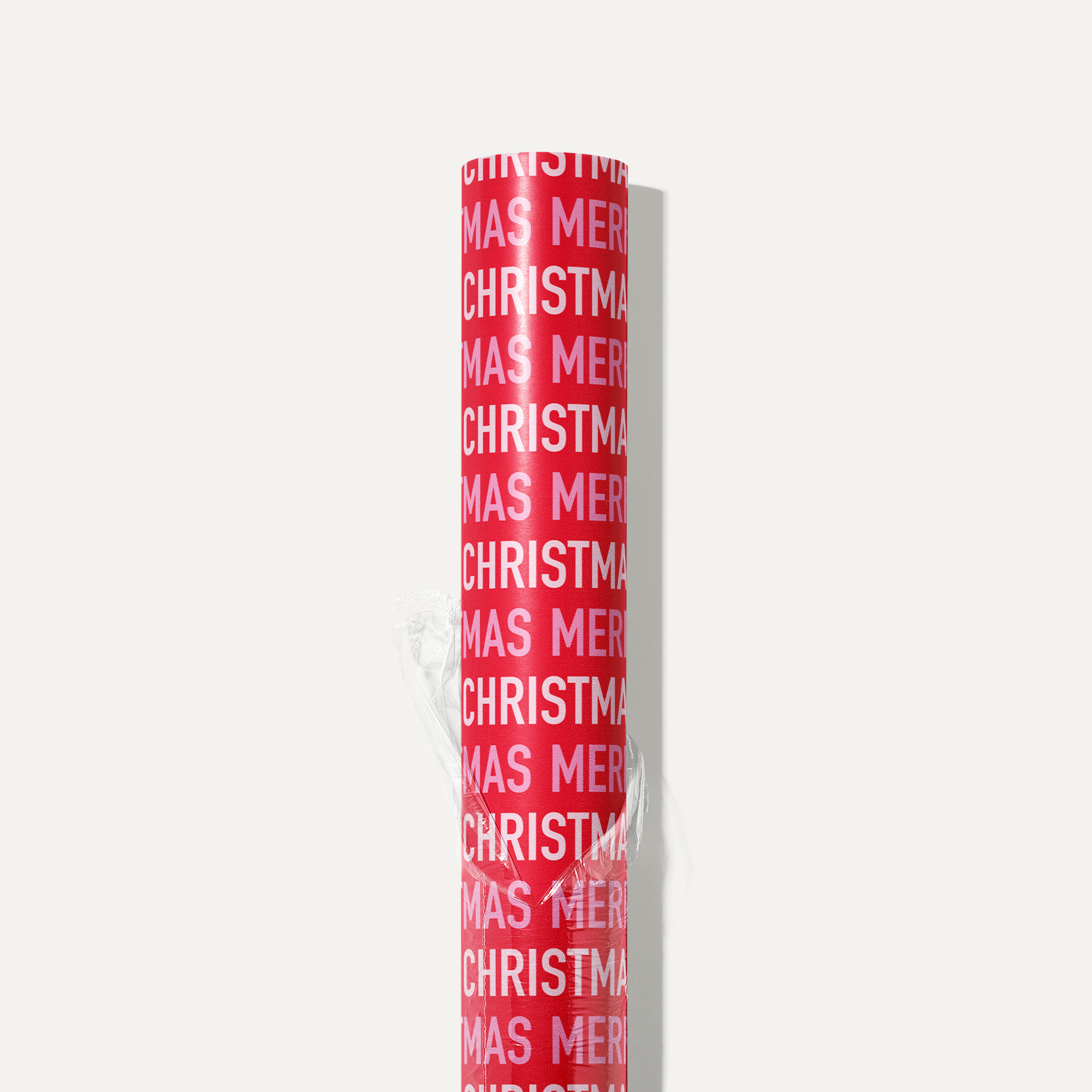 Merry Christmas Text Wrapping Paper