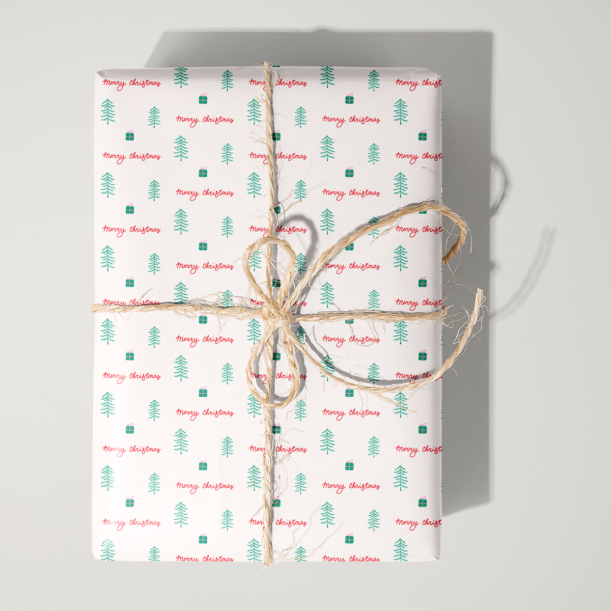 Vintage Merry Christmas Wrapping Paper