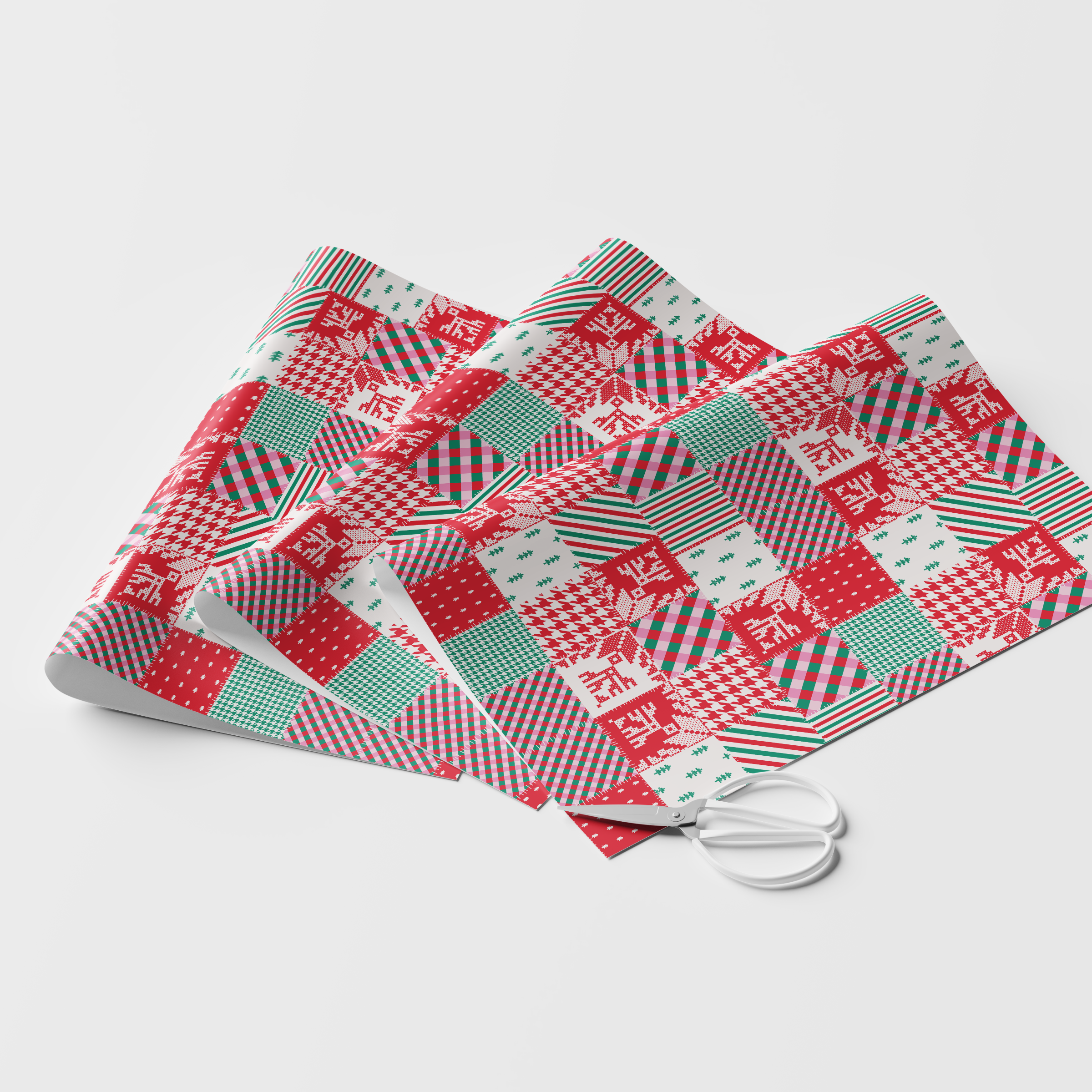 Patchwork Wrapping Paper