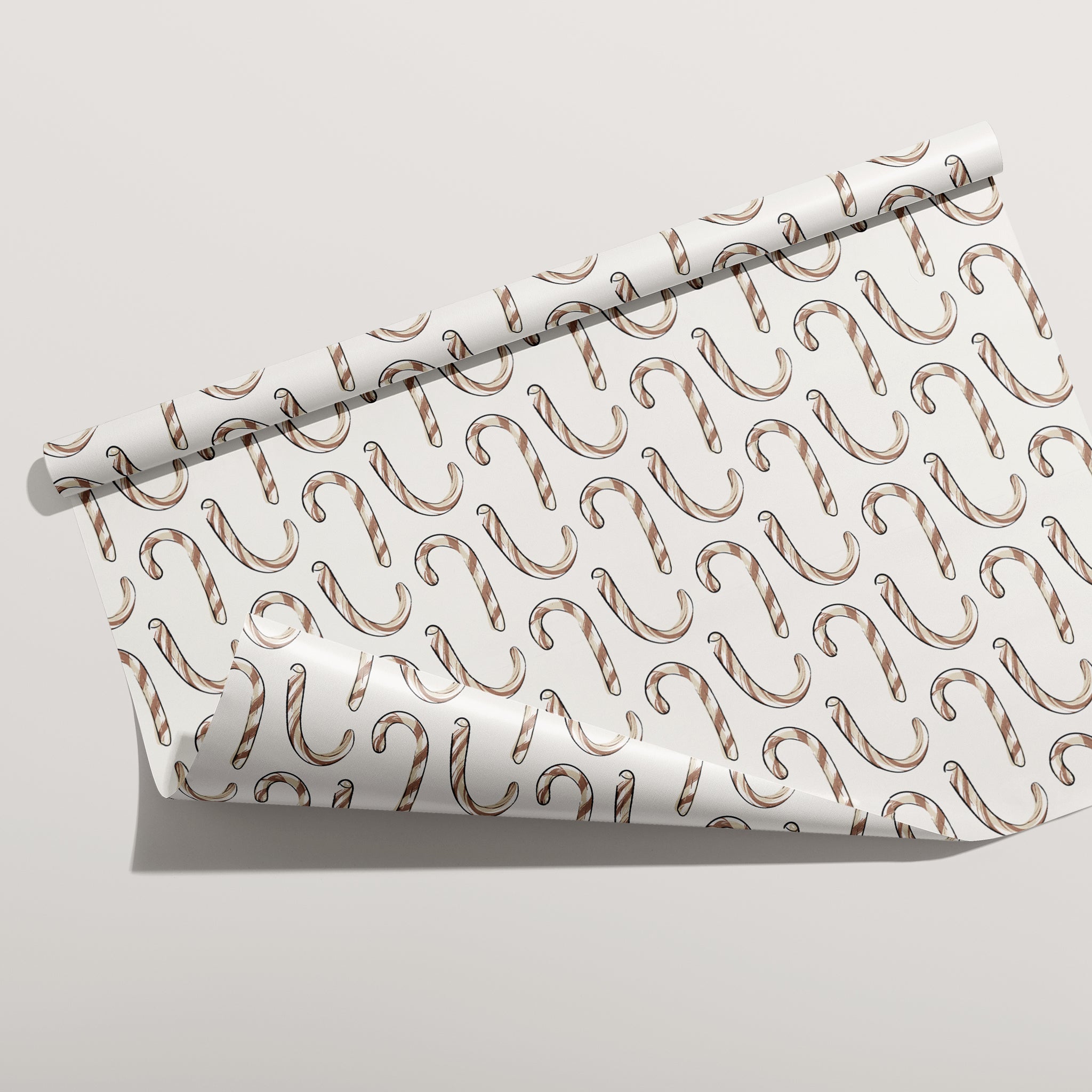 Candy Cane Wrapping Paper