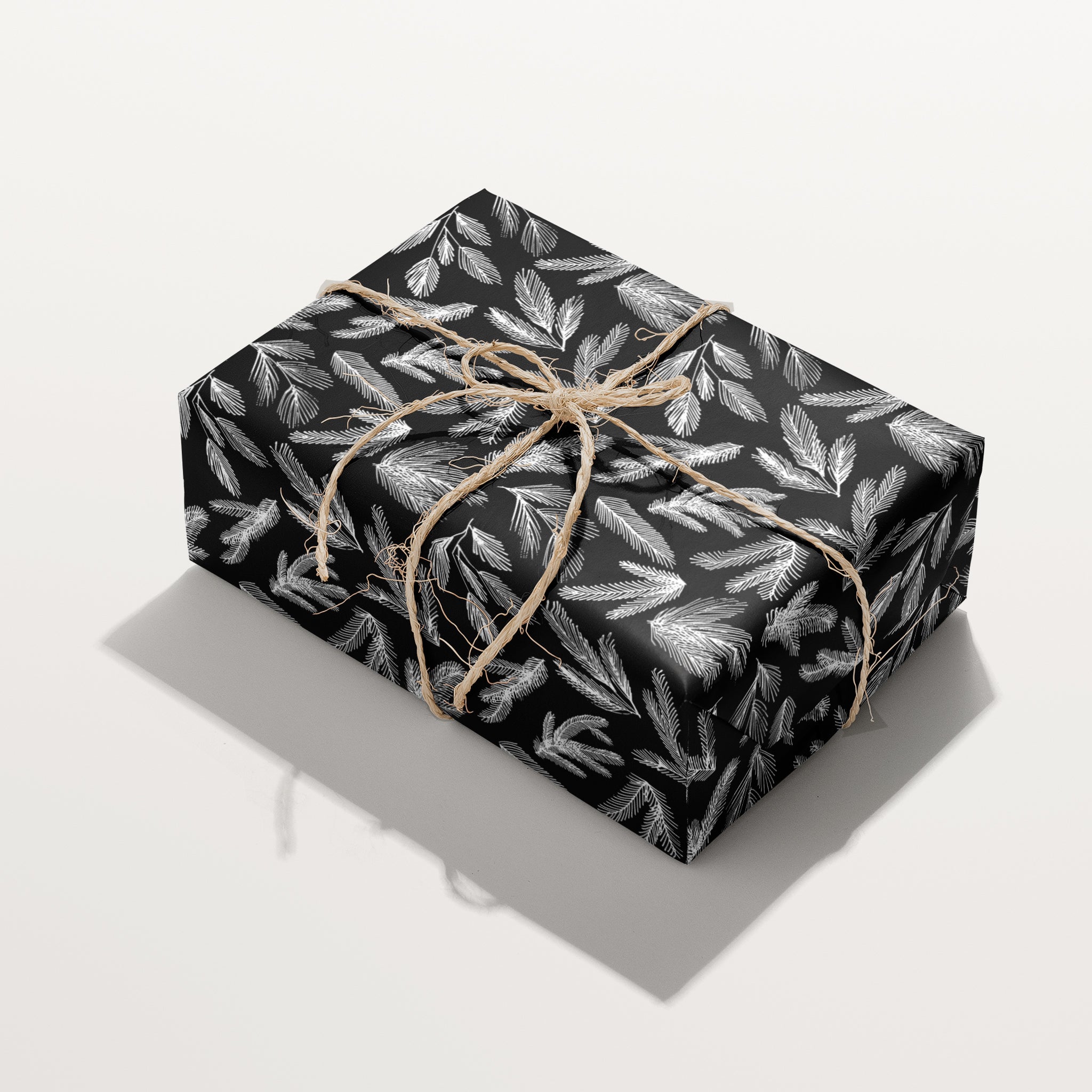 Pine Branches Wrapping Paper