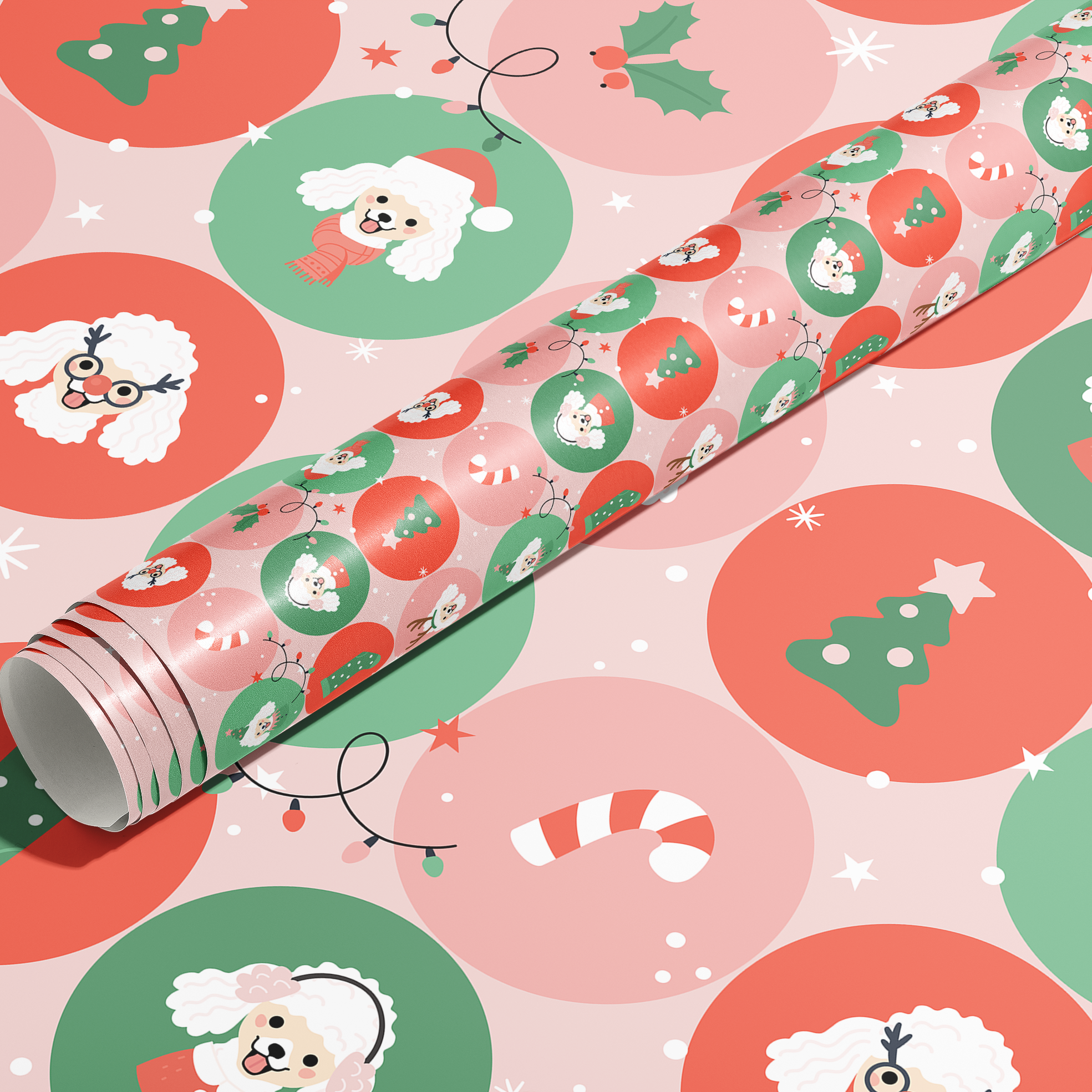 Poodle Wrapping Paper