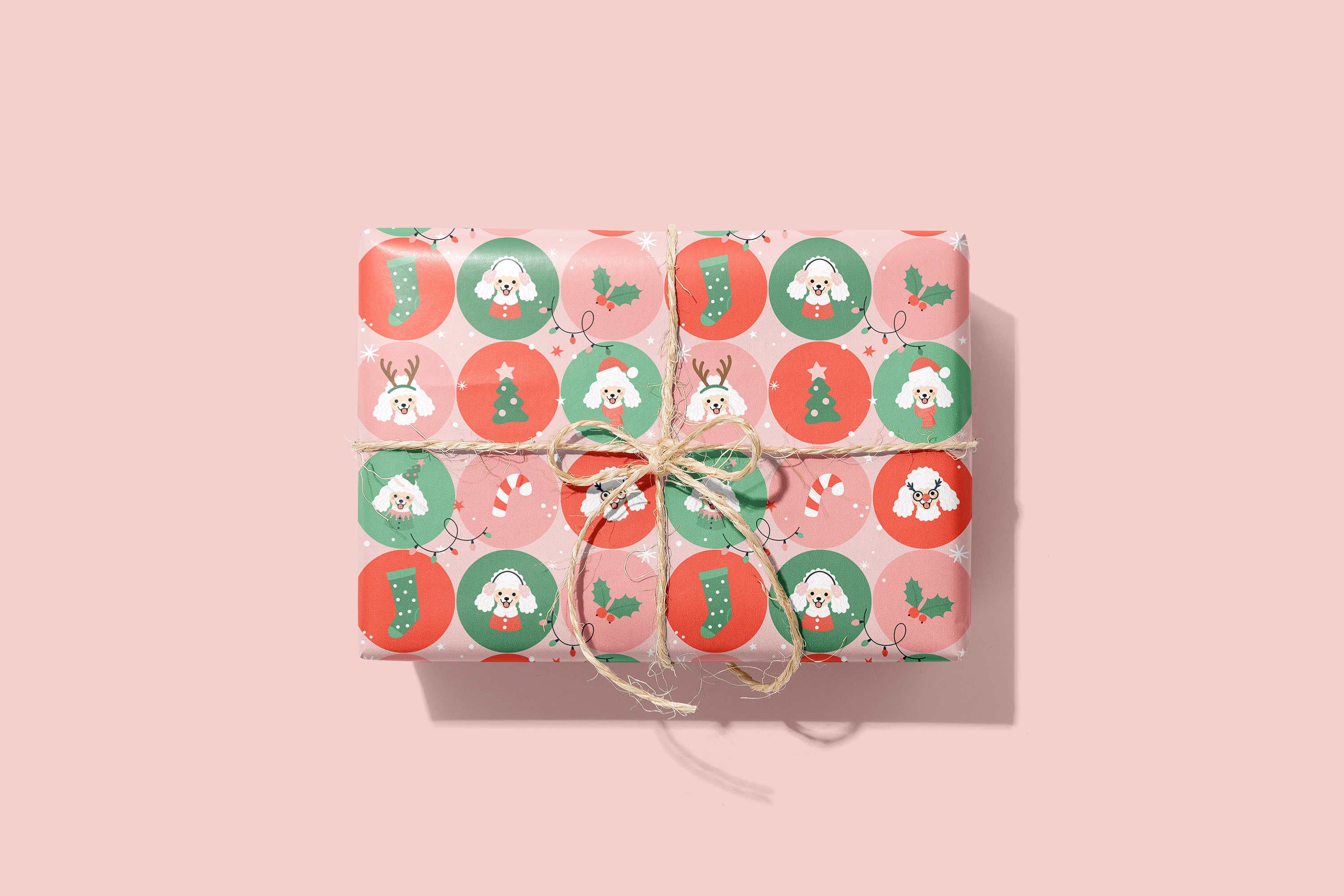 Poodle Wrapping Paper