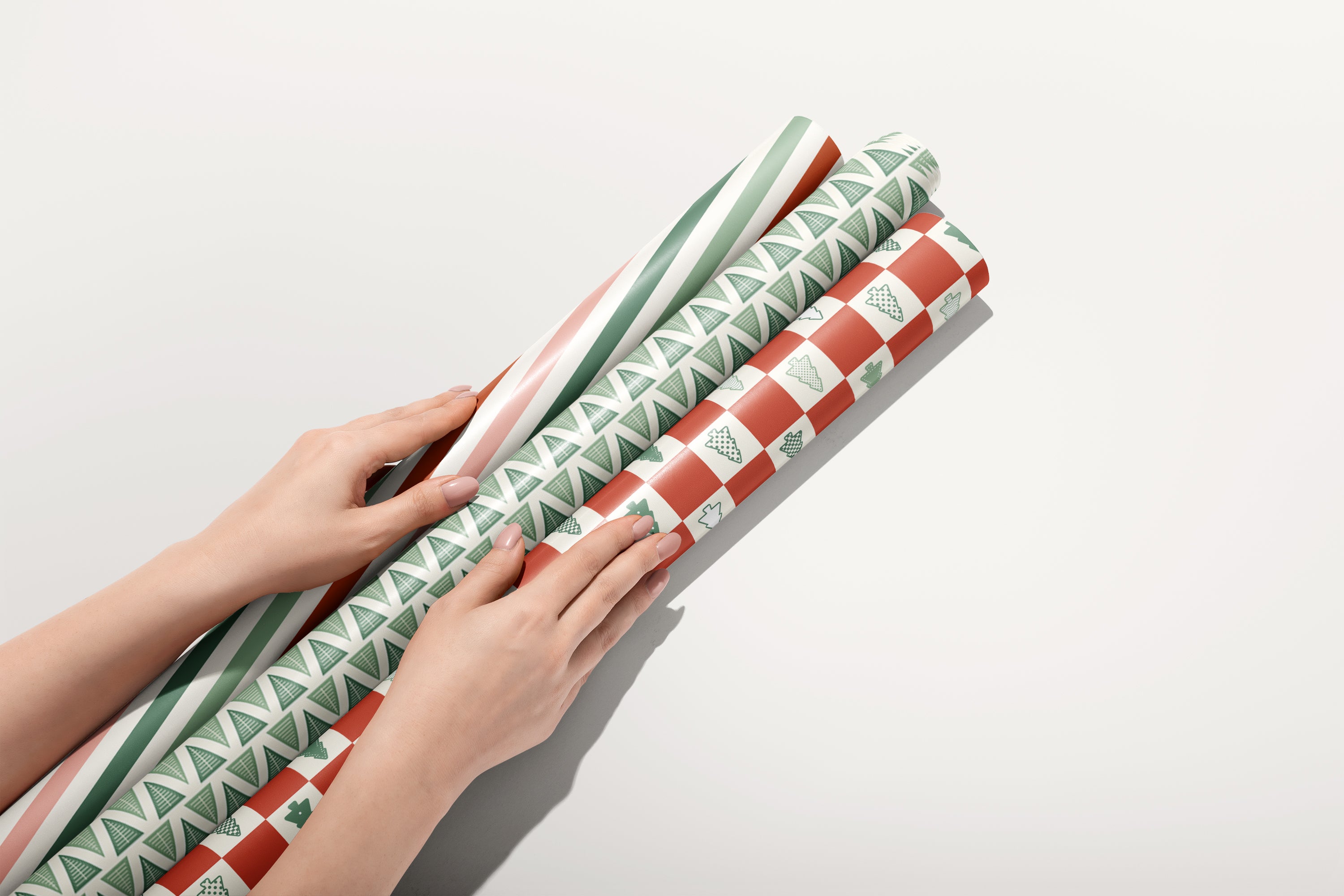 Retro Stripes Wrapping Paper