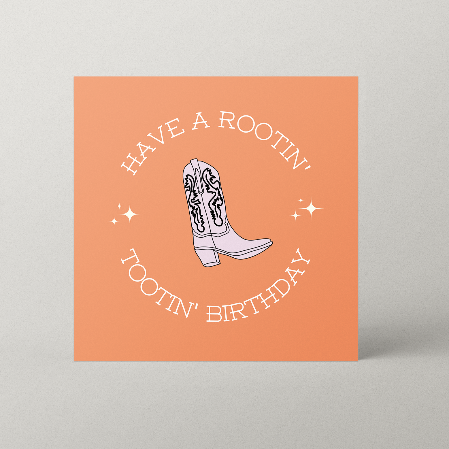 Rootin' Tootin' Birthday Card