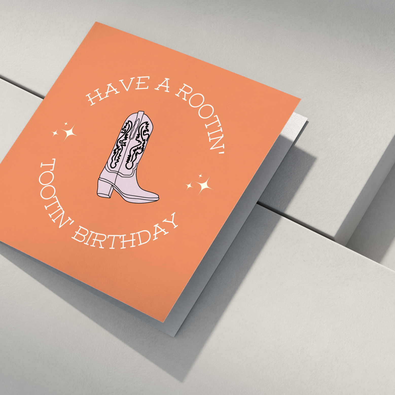 Rootin' Tootin' Birthday Card