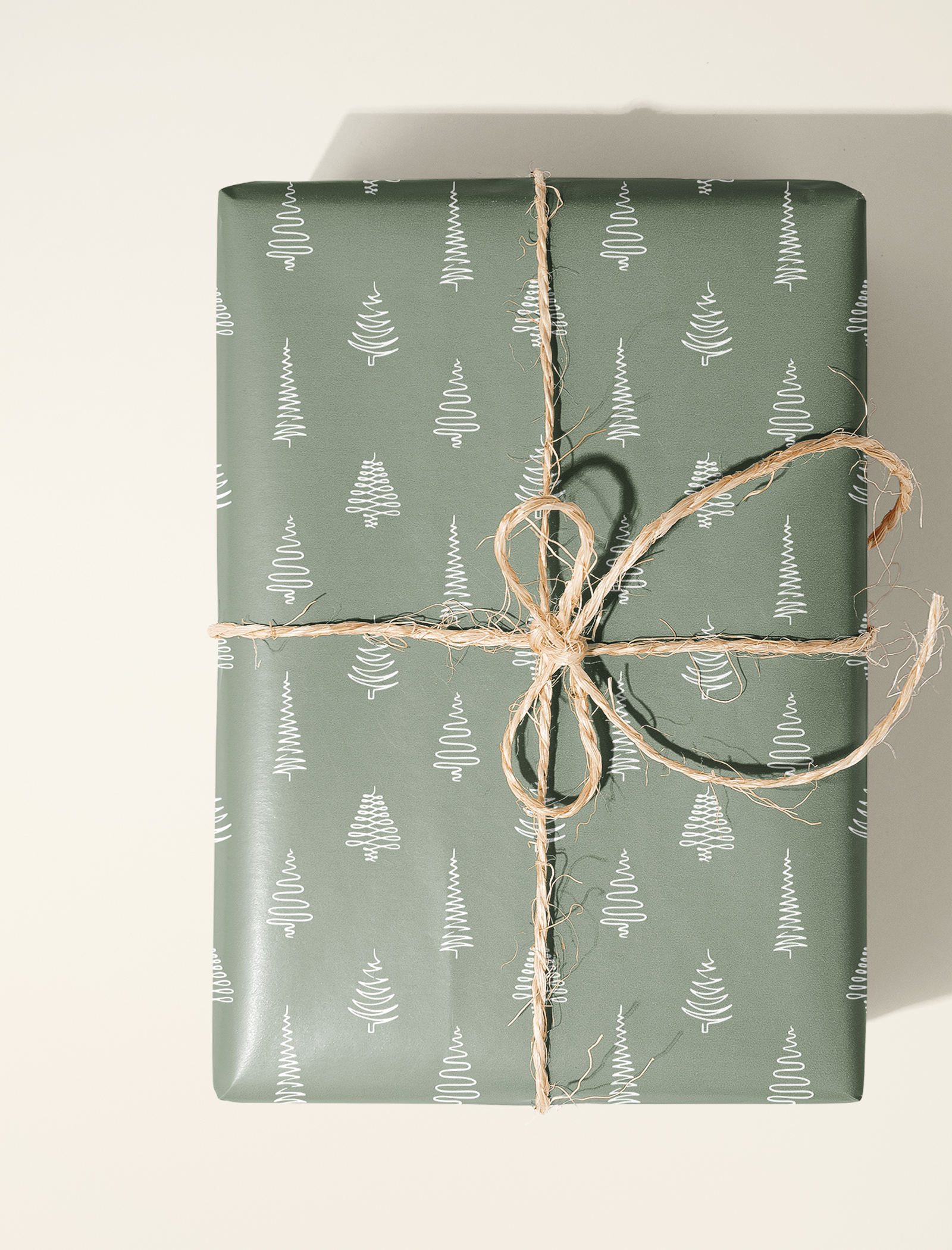 Minimal Trees Wrapping Paper