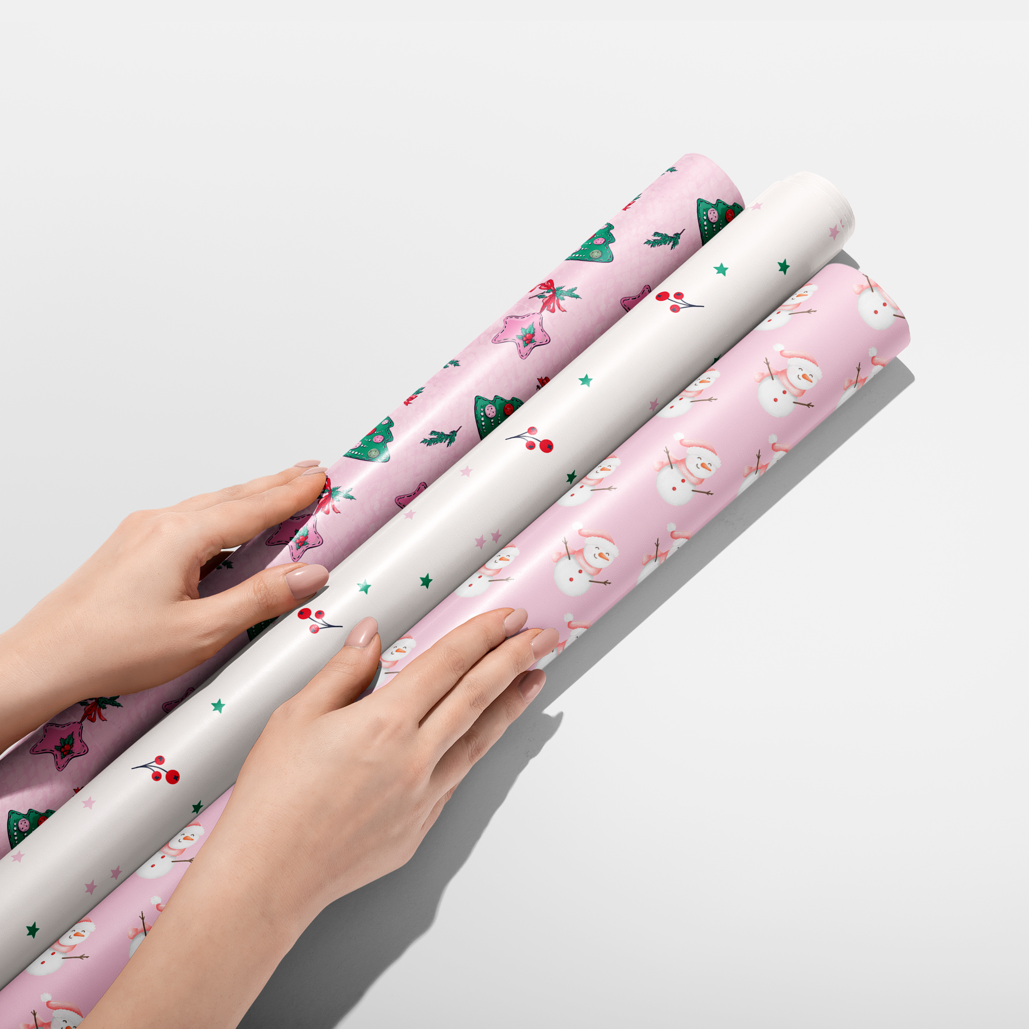 Vintage Snowmen Wrapping Paper