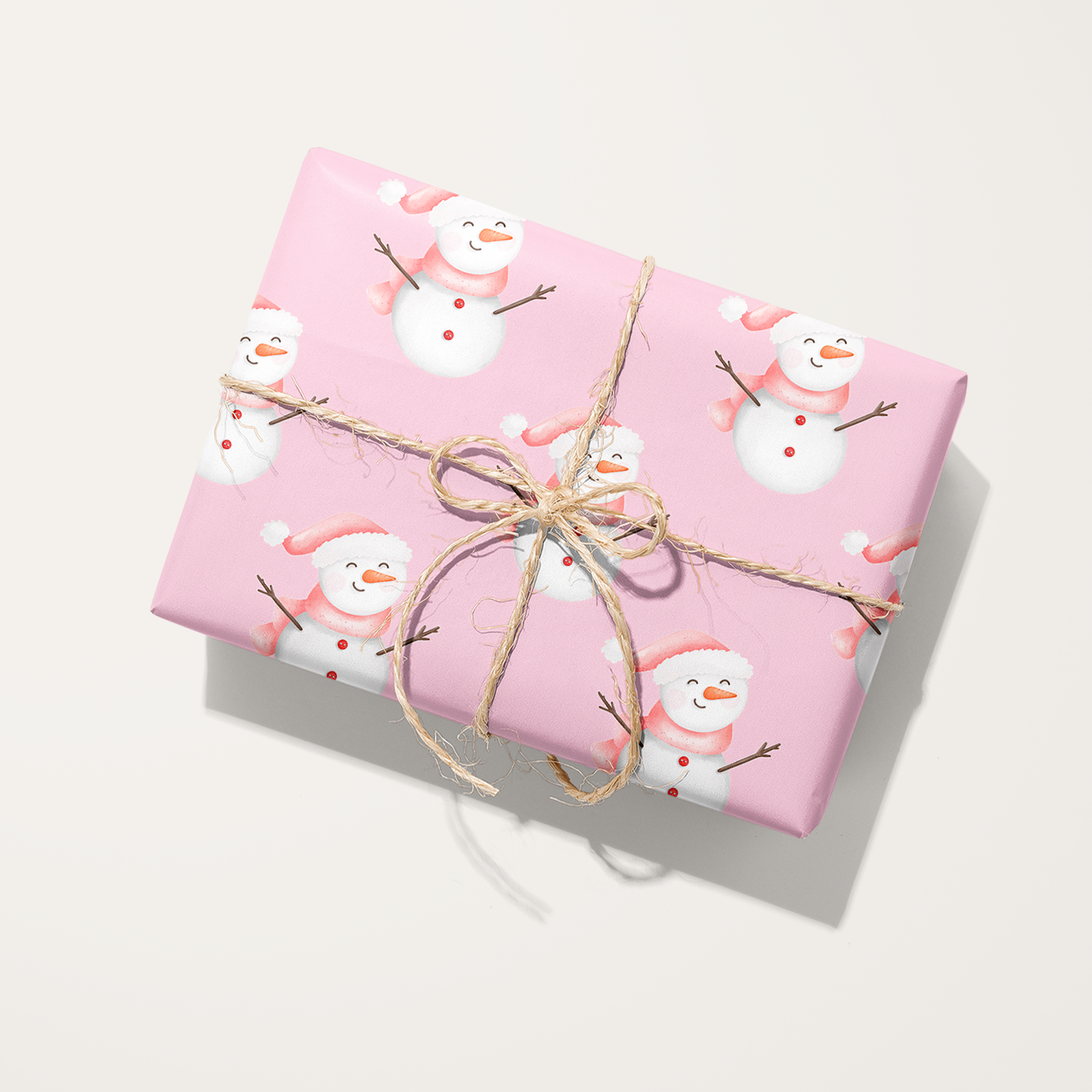 Vintage Snowmen Wrapping Paper