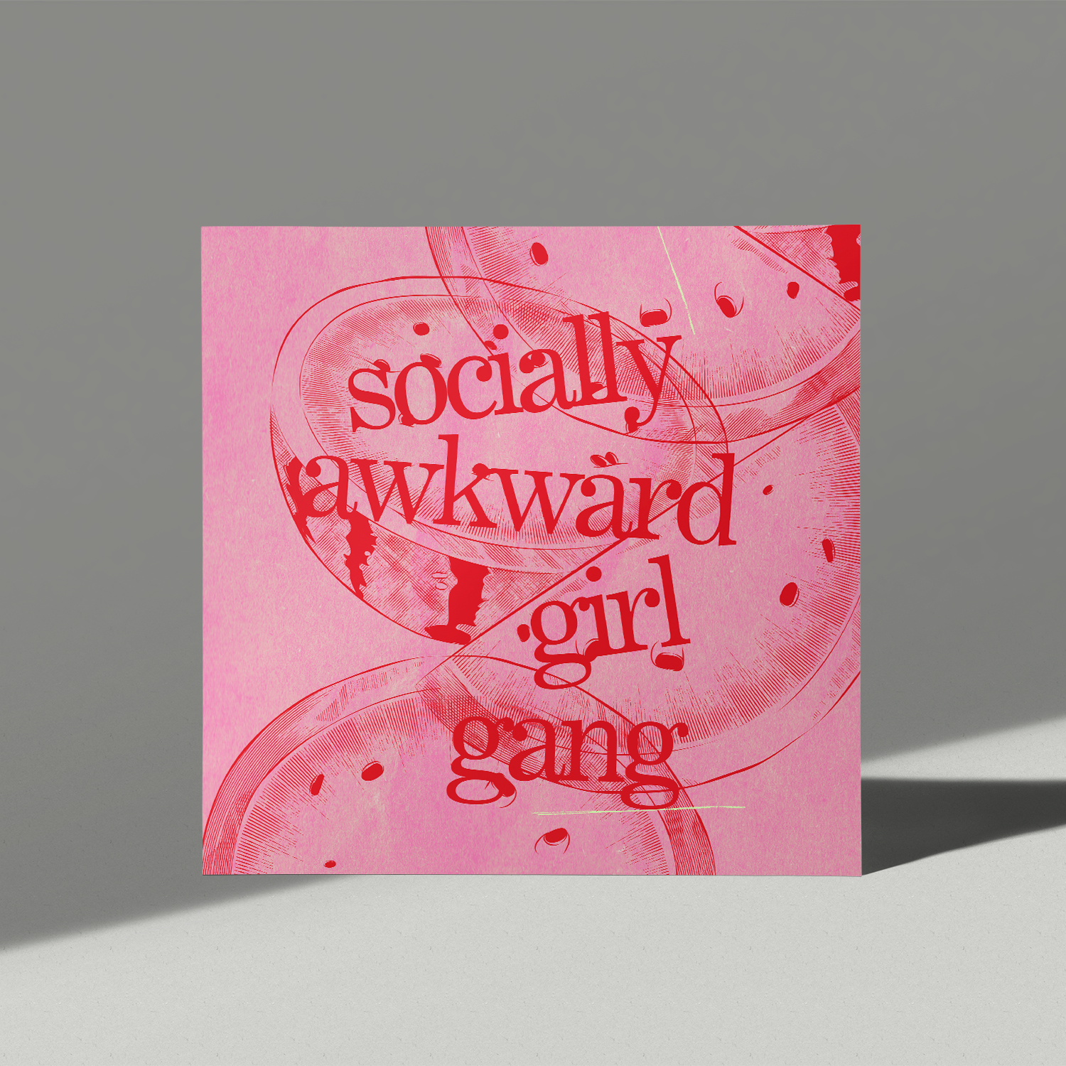 Socially Awkward Girl Gang Card