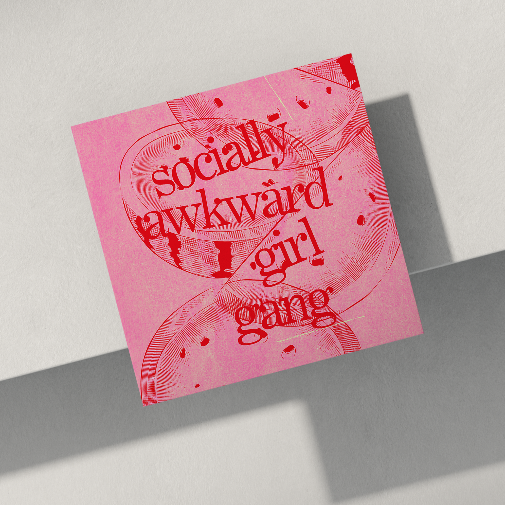 Socially Awkward Girl Gang Card