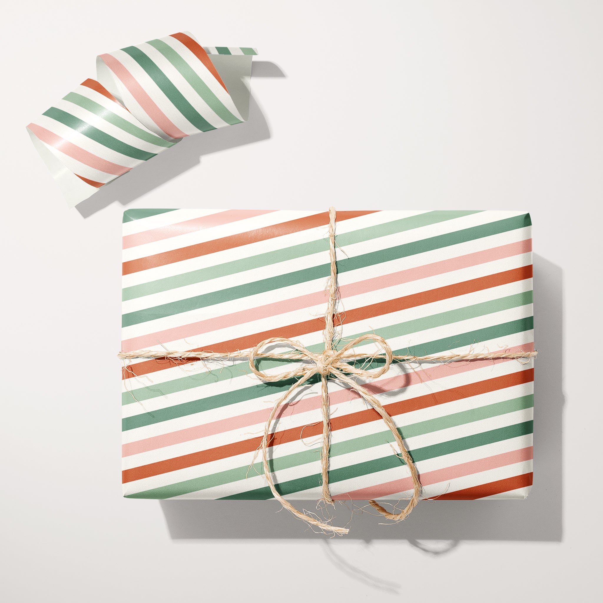 Retro Stripes Wrapping Paper