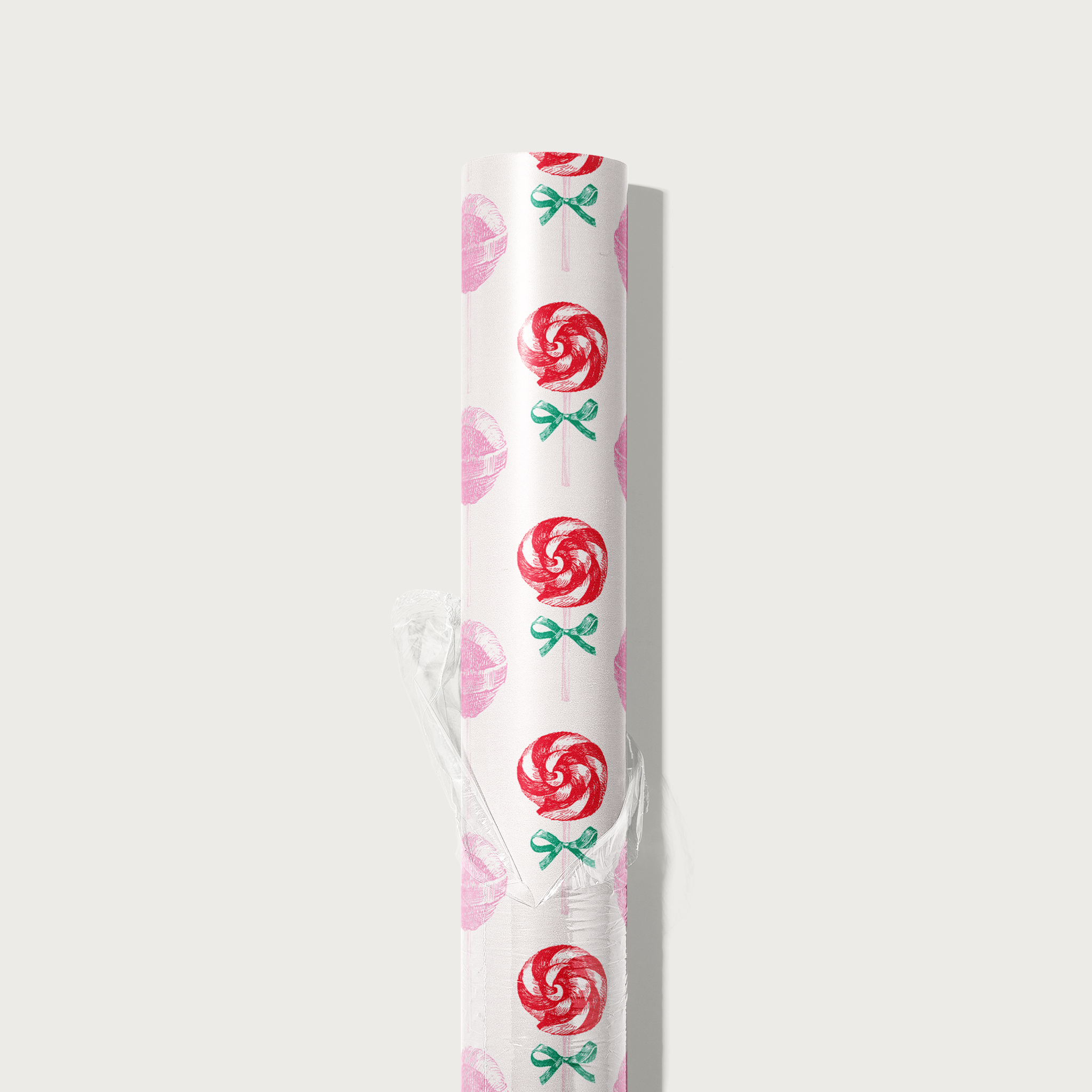 Peppermint Lollipops Wrapping Paper