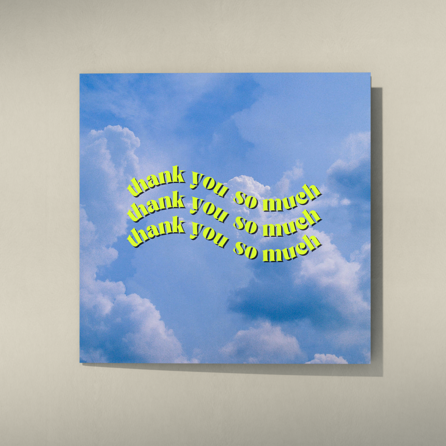 Clouds Thank You Card