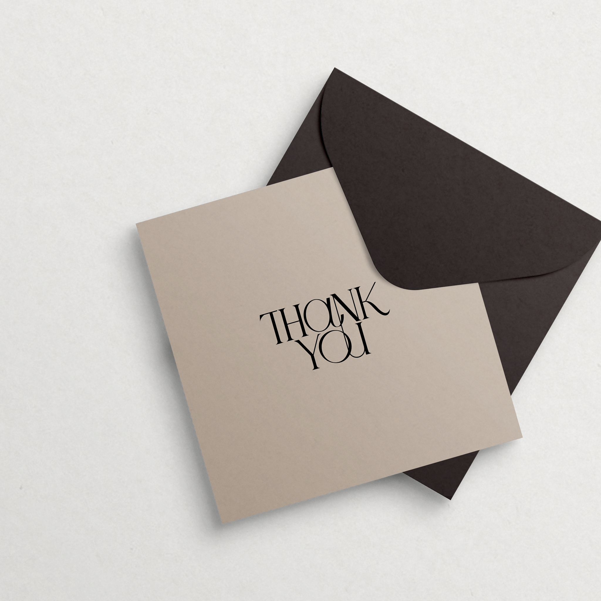 Neutral Thank You Card