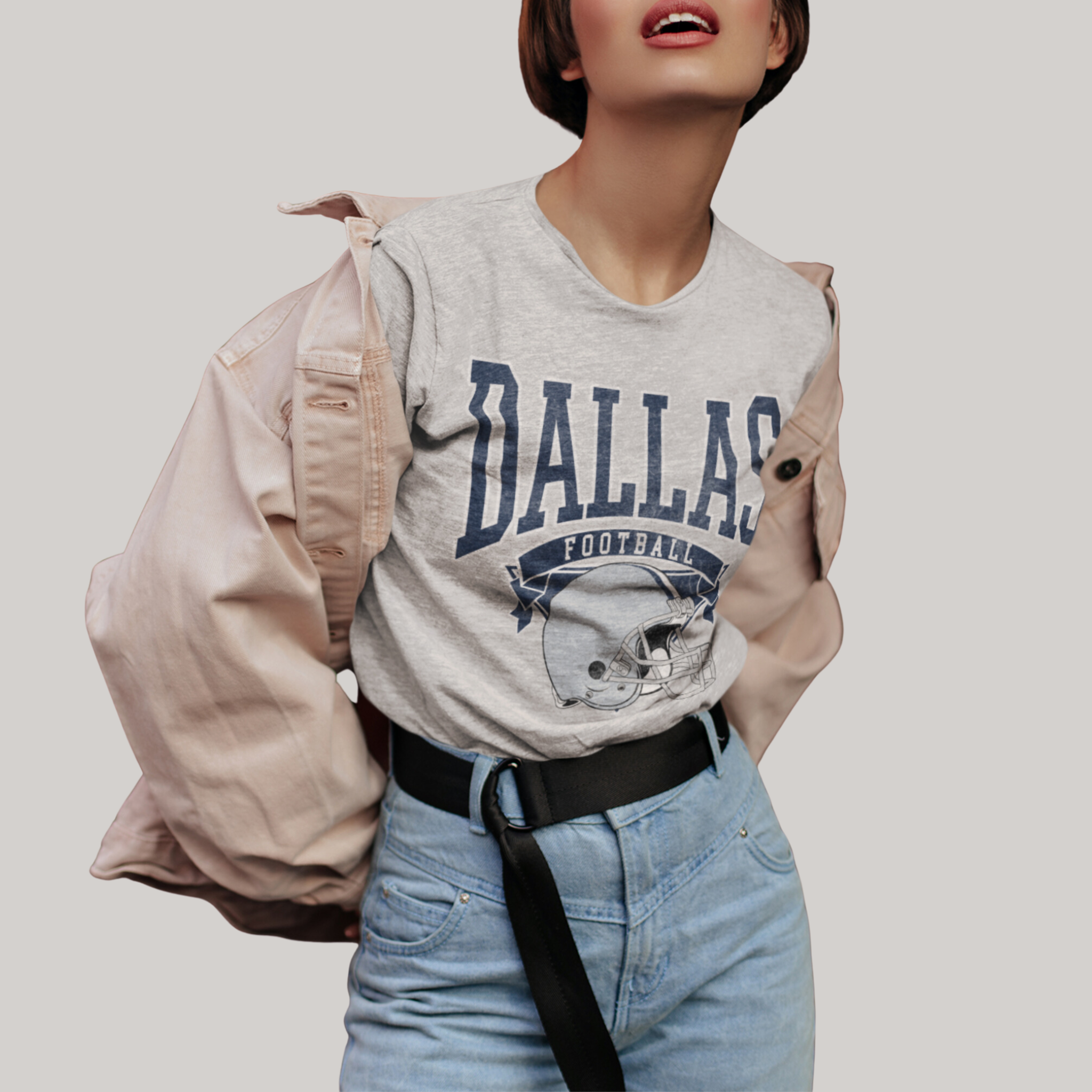 Dallas Vintage Style Football Shirt