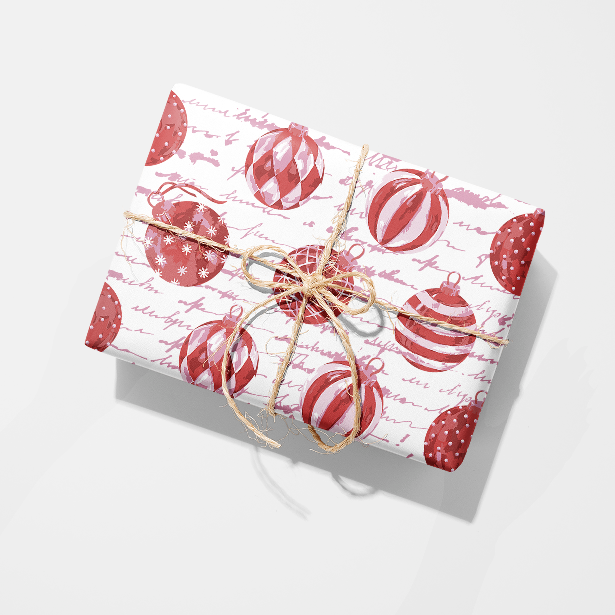 Watercolor Ornaments Wrapping Paper