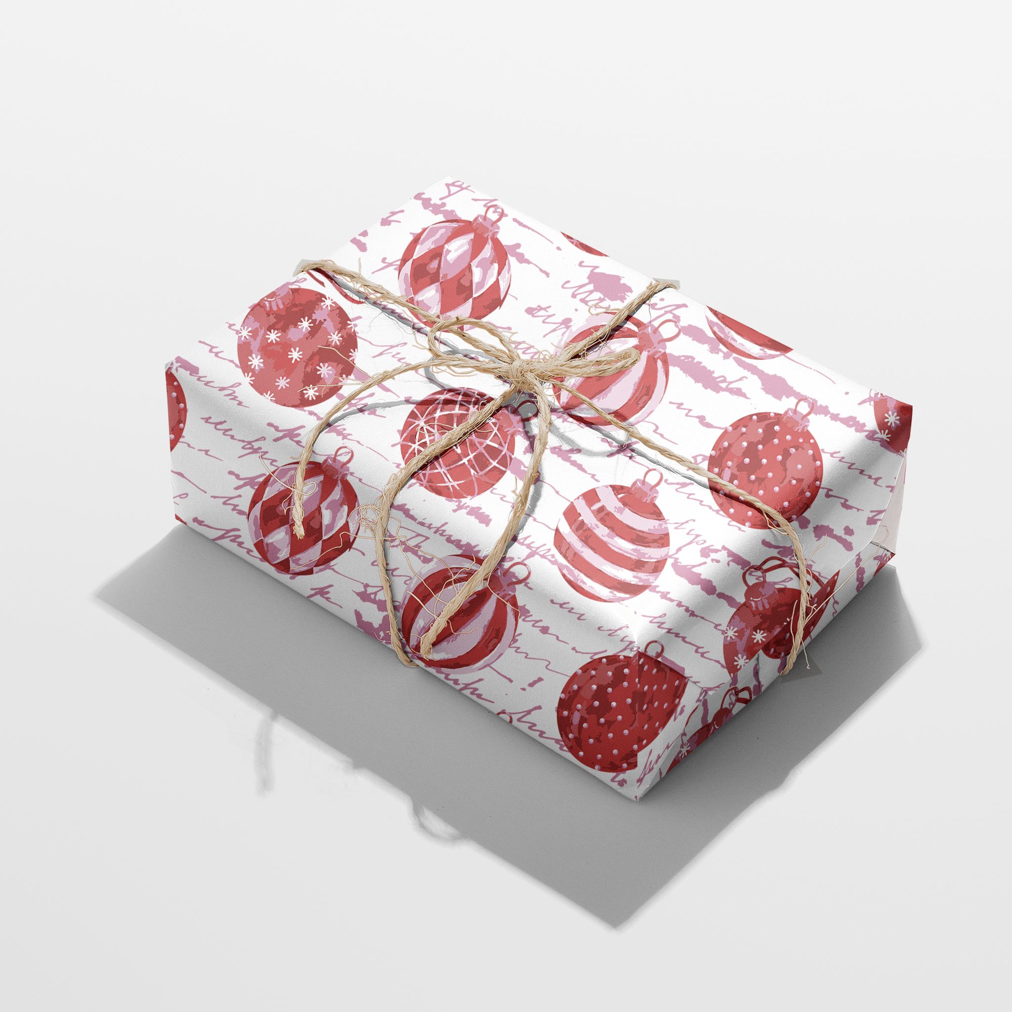 Watercolor Ornaments Wrapping Paper