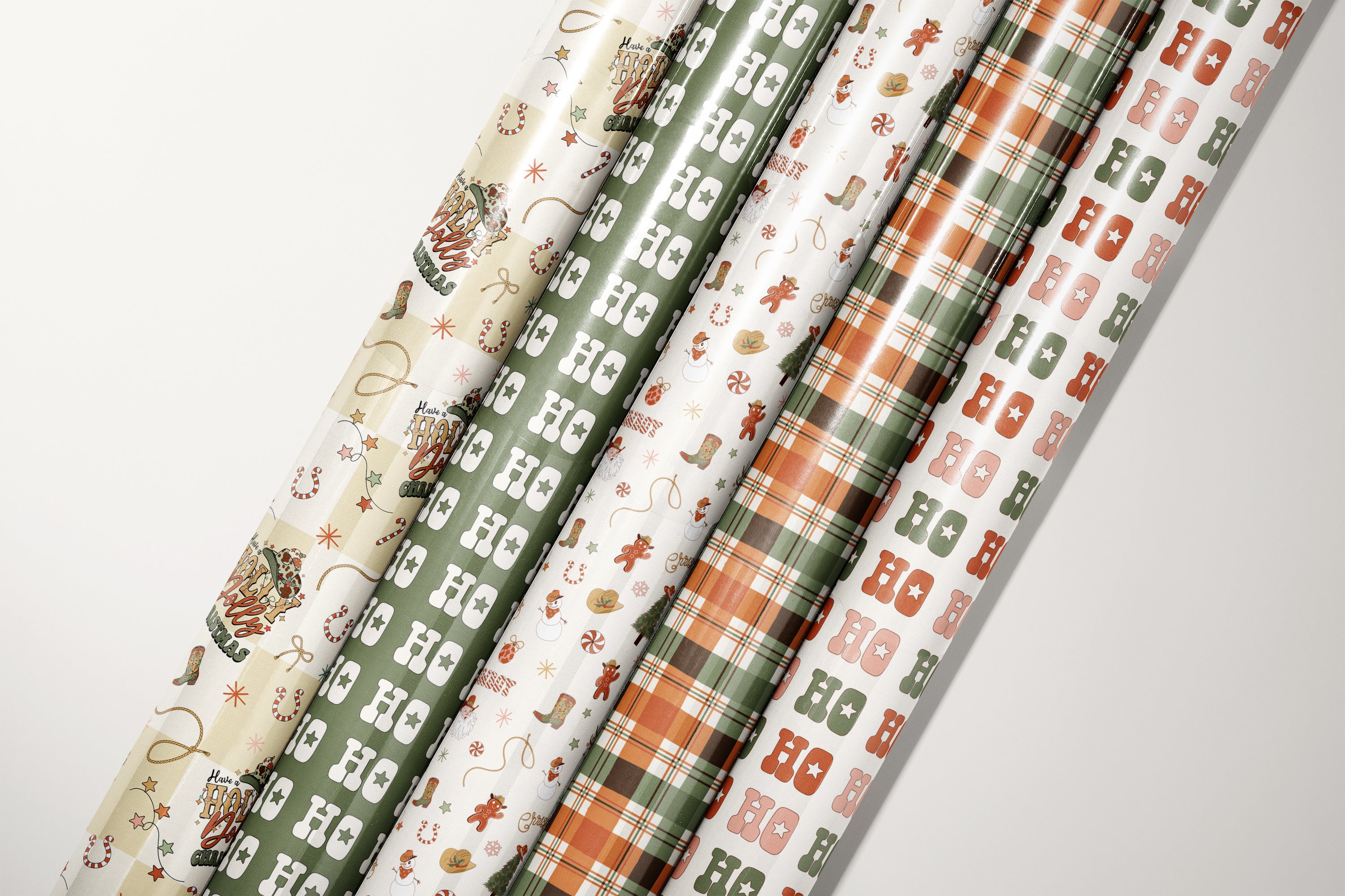 Colorful Ho Ho Ho Wrapping Paper