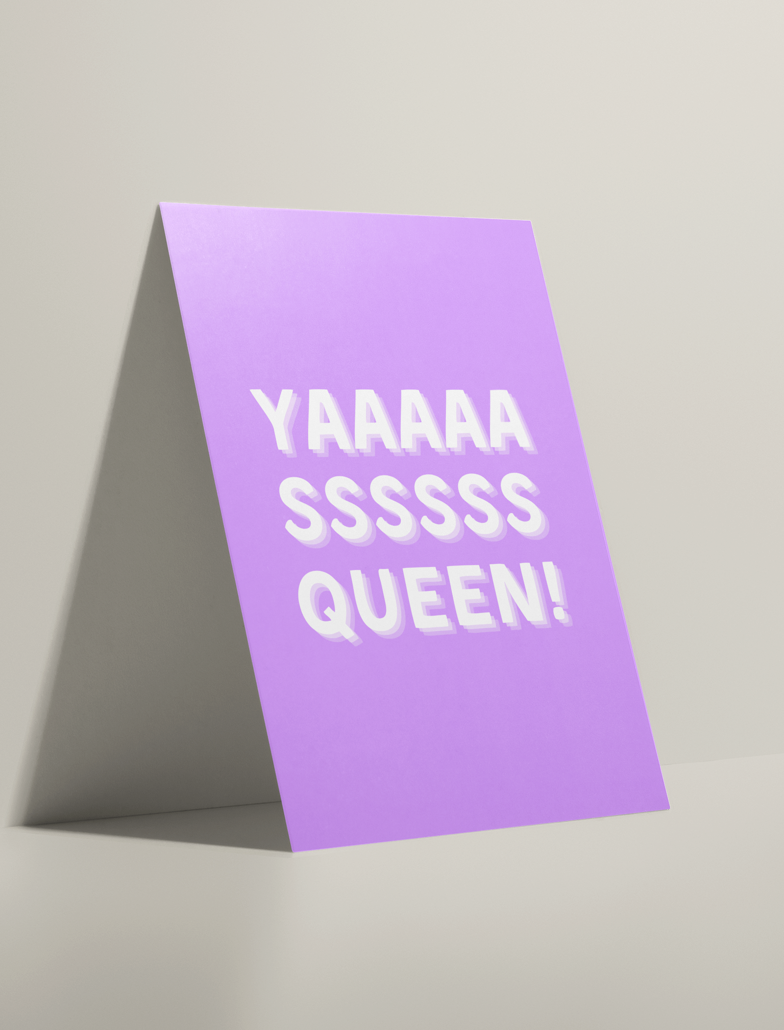 Yas Queen Card