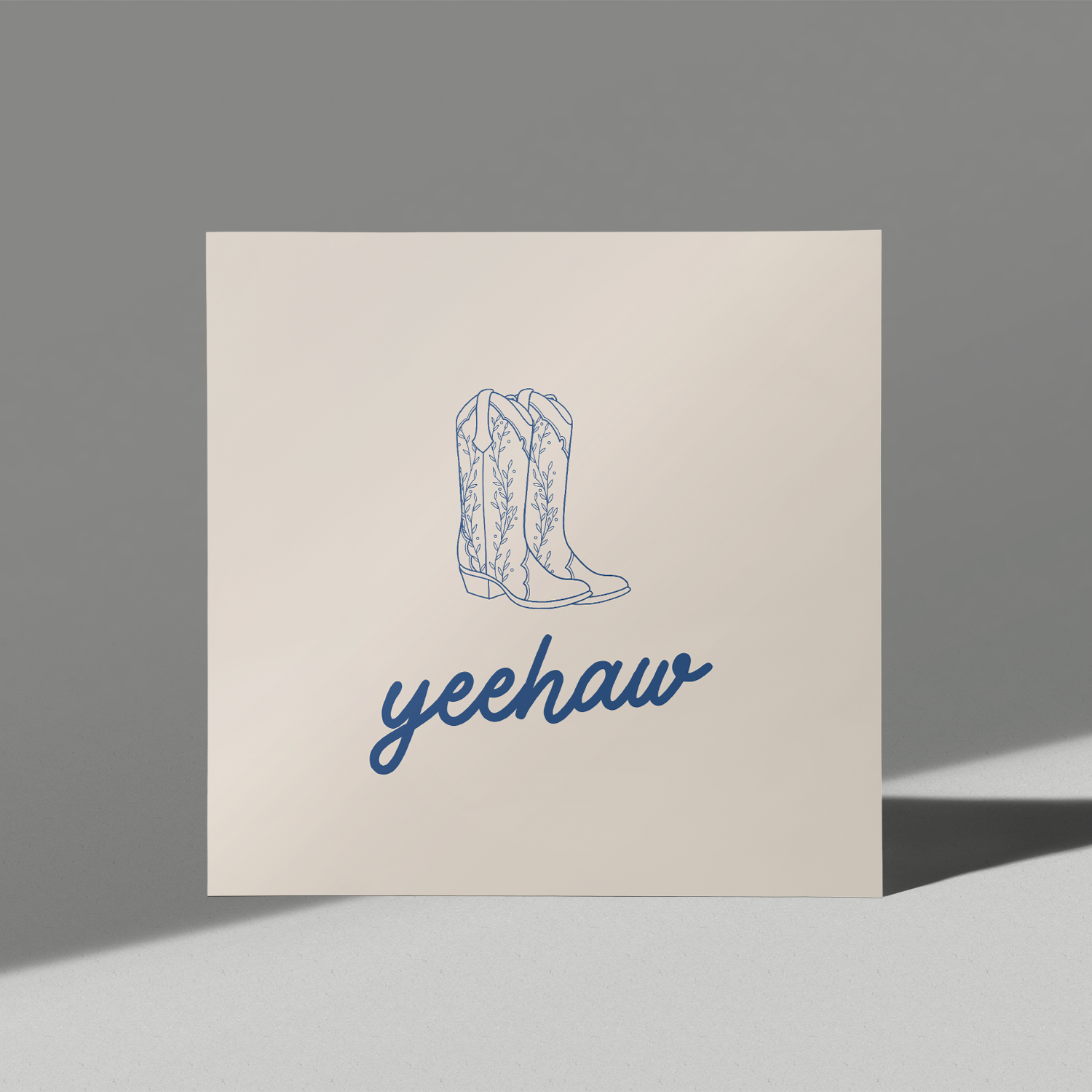 Yeehaw Card