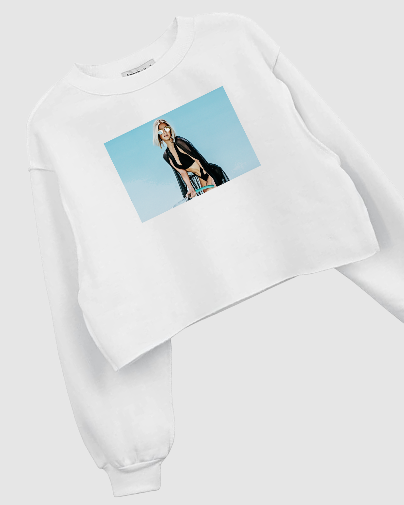 Ariana Magazine Cover Crop Sweatshirt