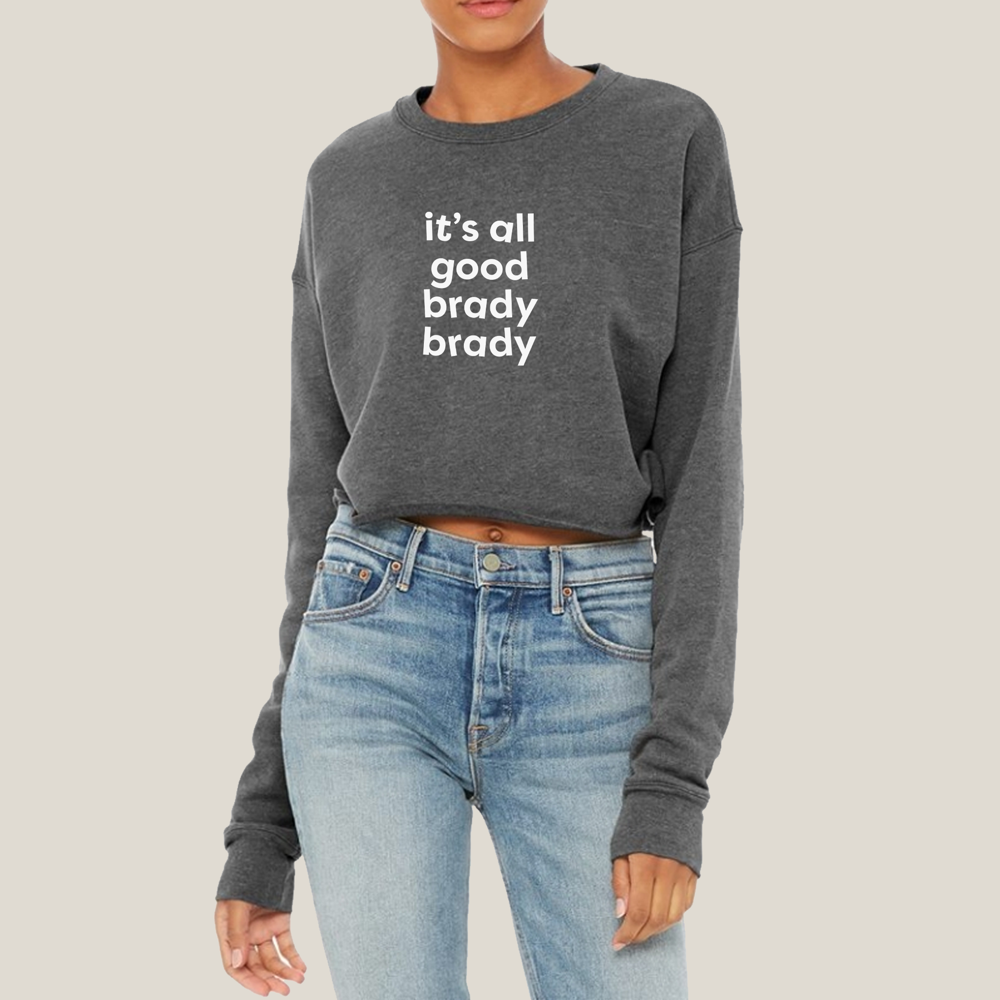 All Good Brady Brady Crop Sweatshirt