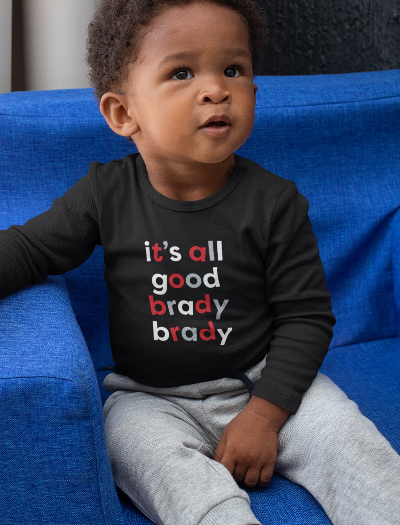 All Good Brady Brady Long Sleeve Onesie