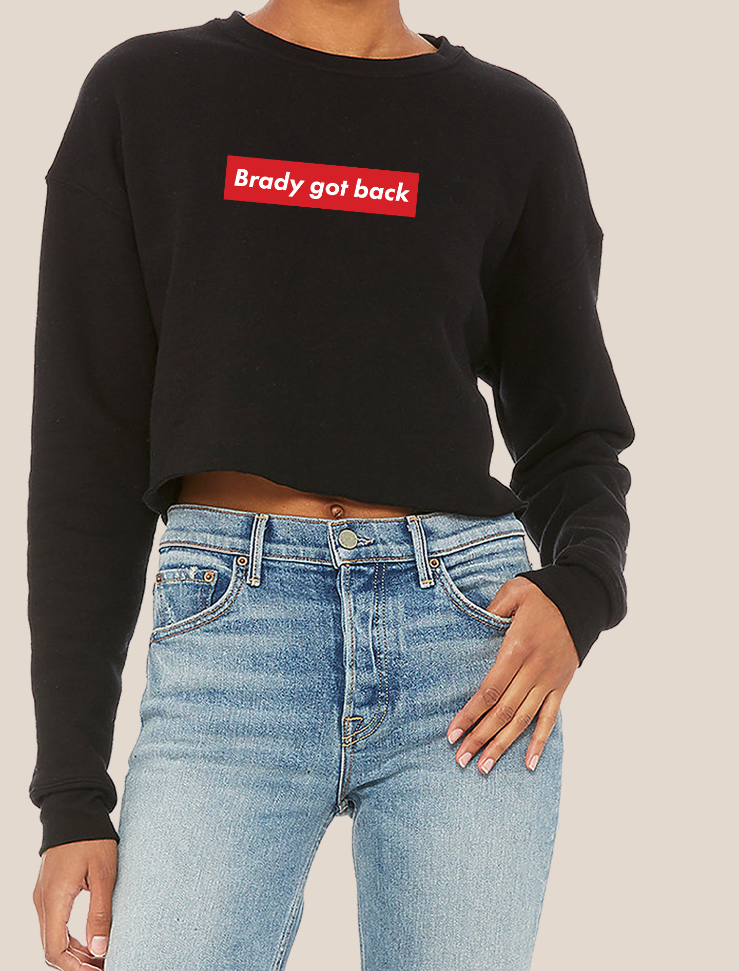 Brady Got Back Crop Sweatshirt