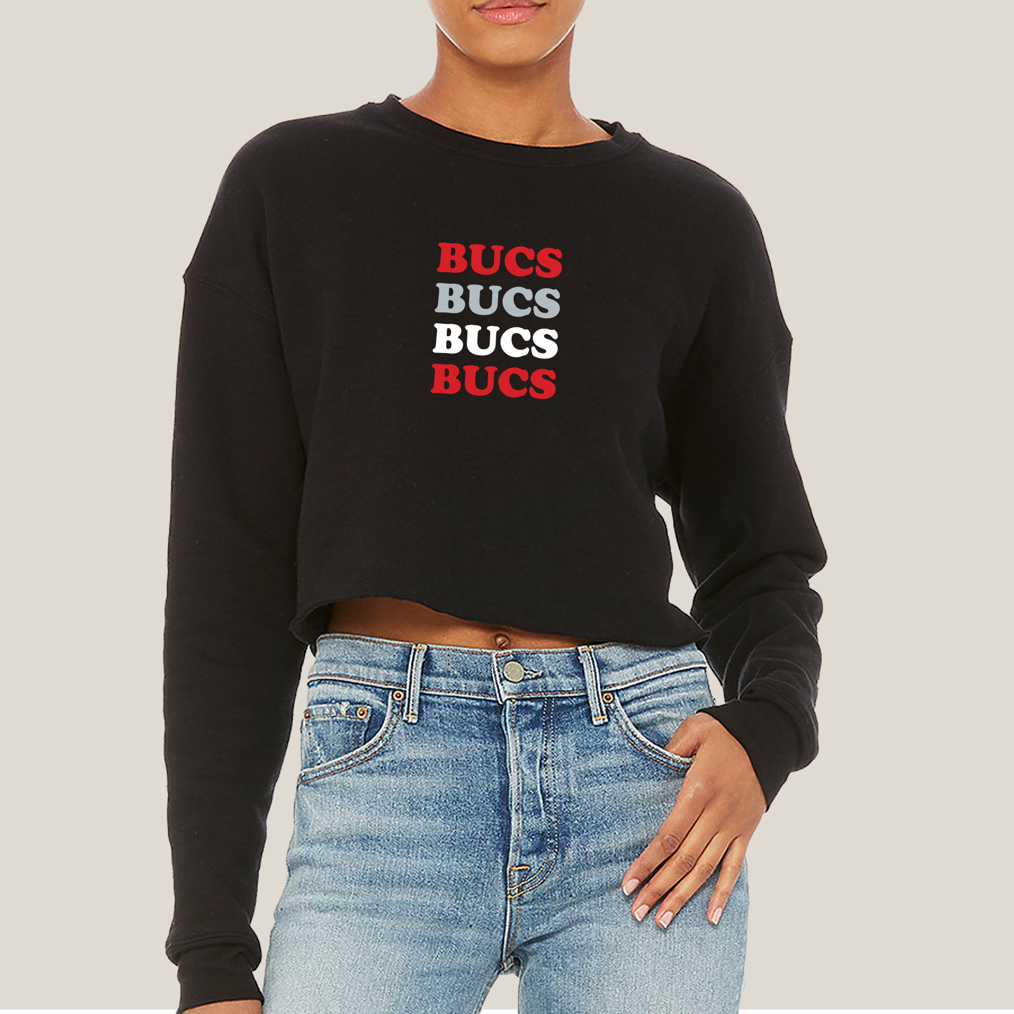 Bucs Crop Sweatshirt