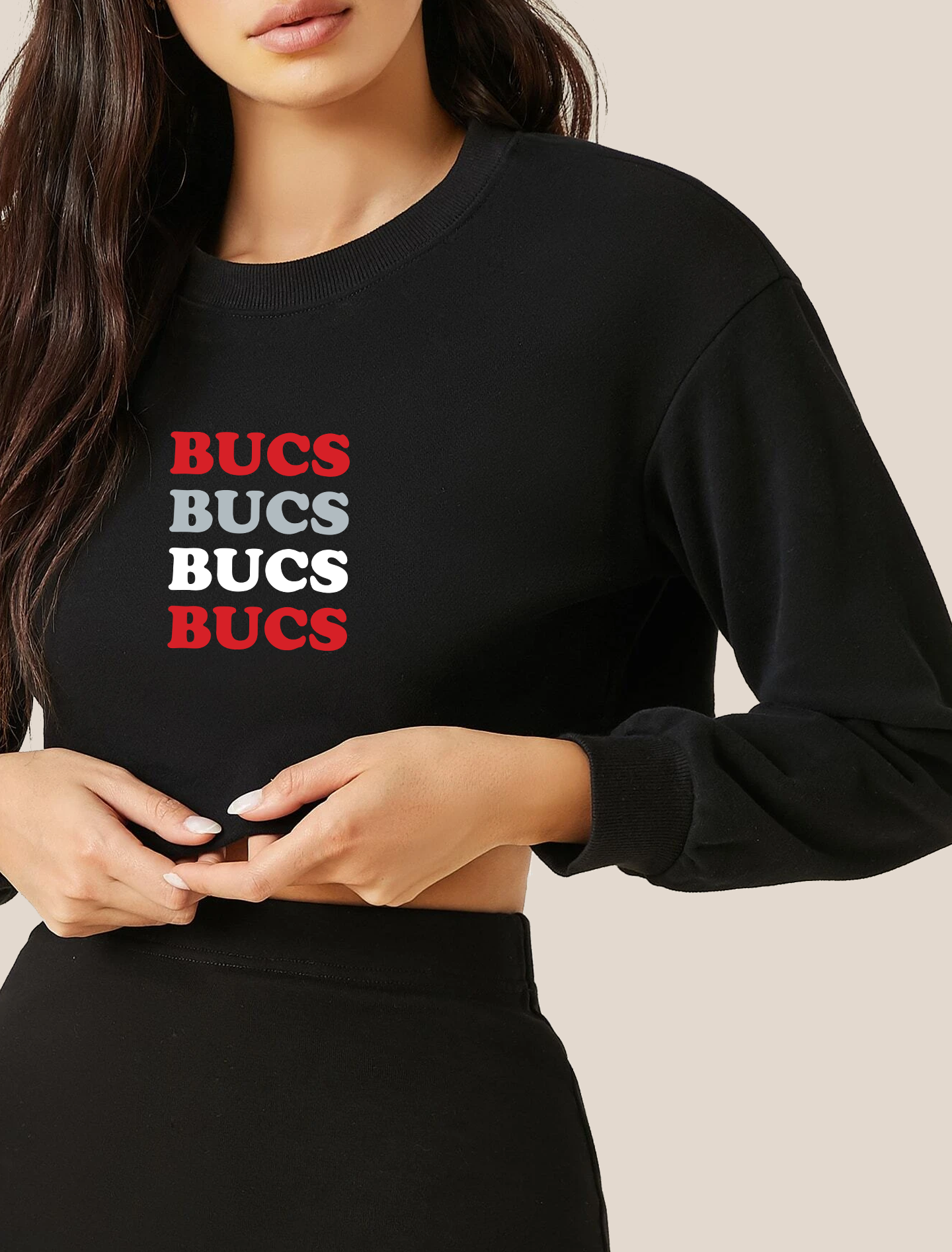 Bucs Crop Sweatshirt