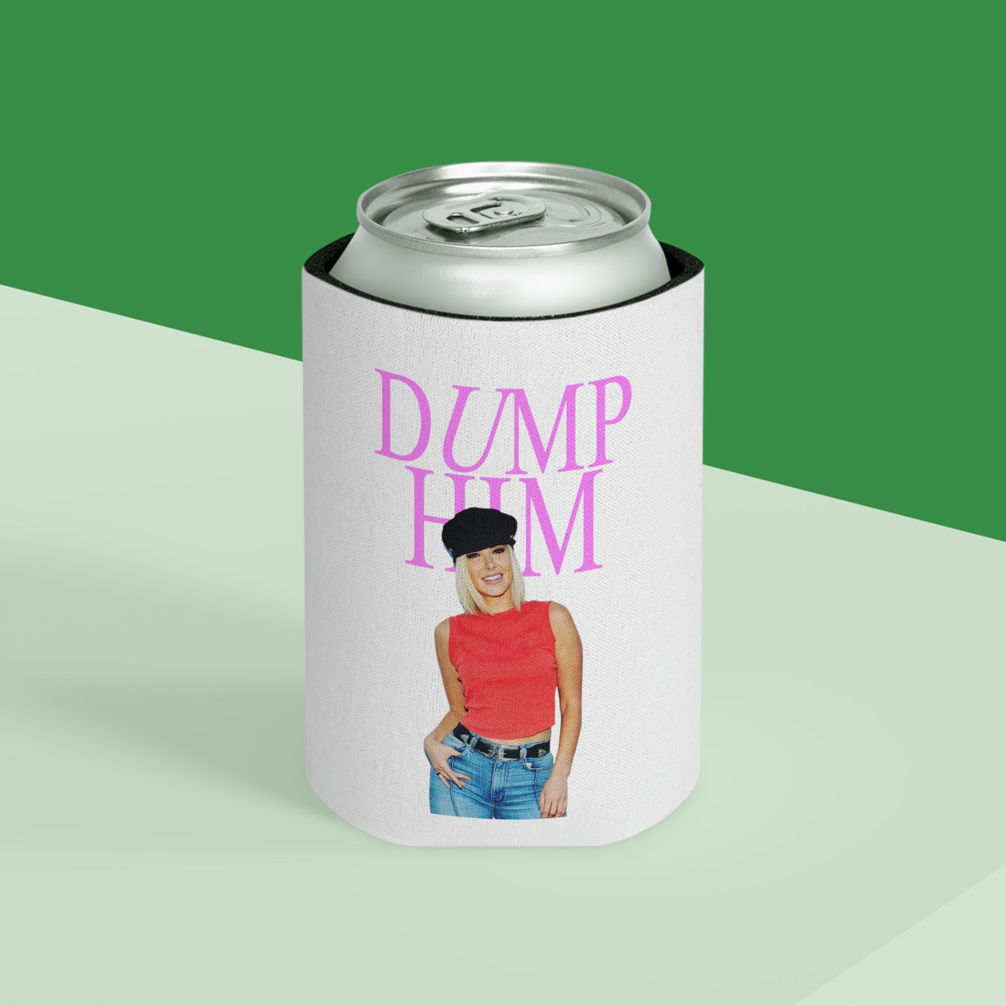 Dump Him Ariana Can Cooler Koozie