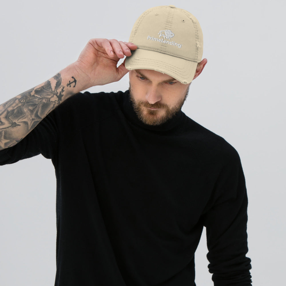 Logo Distressed Dad Hat