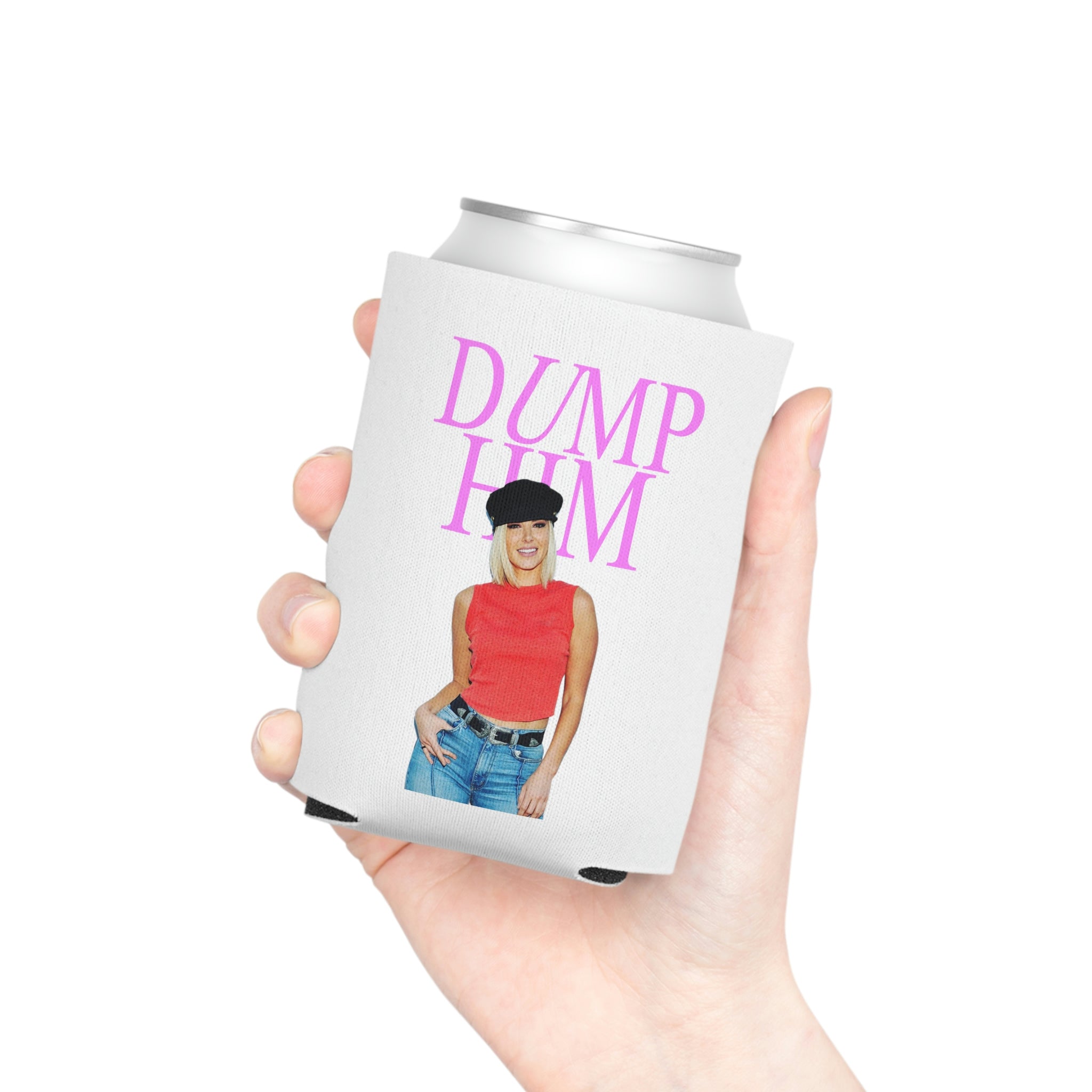 Dump Him Ariana Can Cooler Koozie