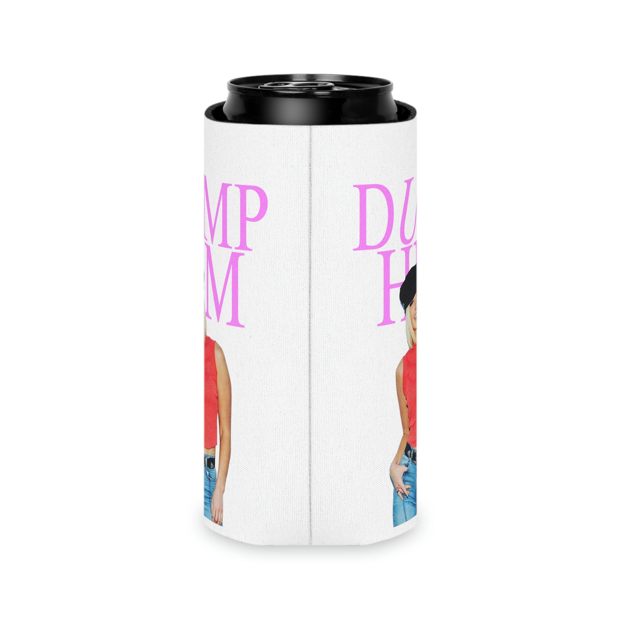 Dump Him Ariana Can Cooler Koozie