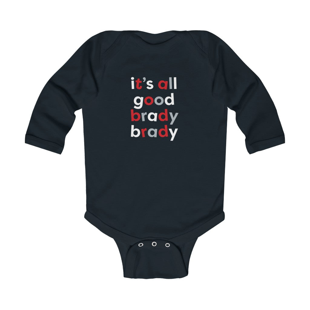 All Good Brady Brady Long Sleeve Onesie