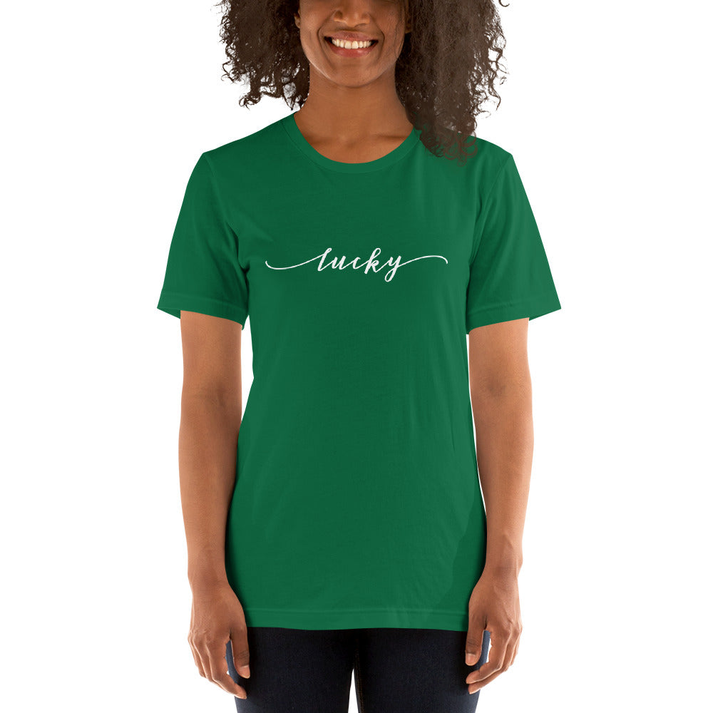 Lucky Script Unisex T-Shirt