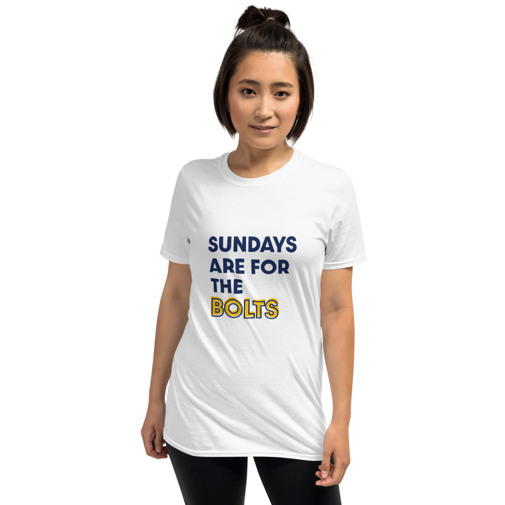 Sundays Are For The Bolts Unisex T-Shirt