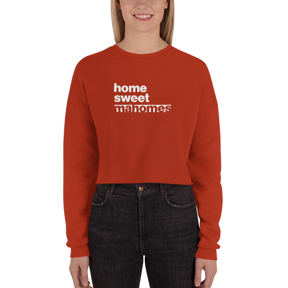 Home Sweet Mahomes Women's Crop Sweatshirt