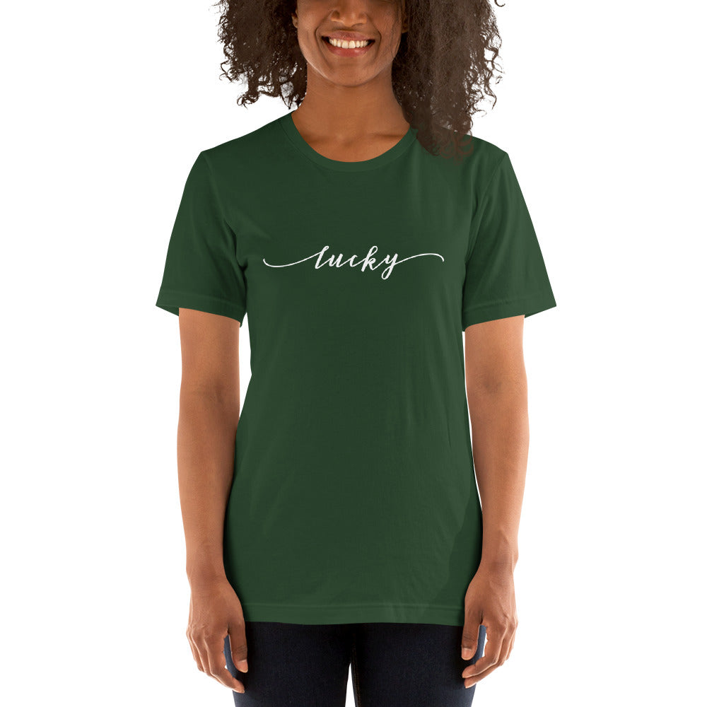 Lucky Script Unisex T-Shirt