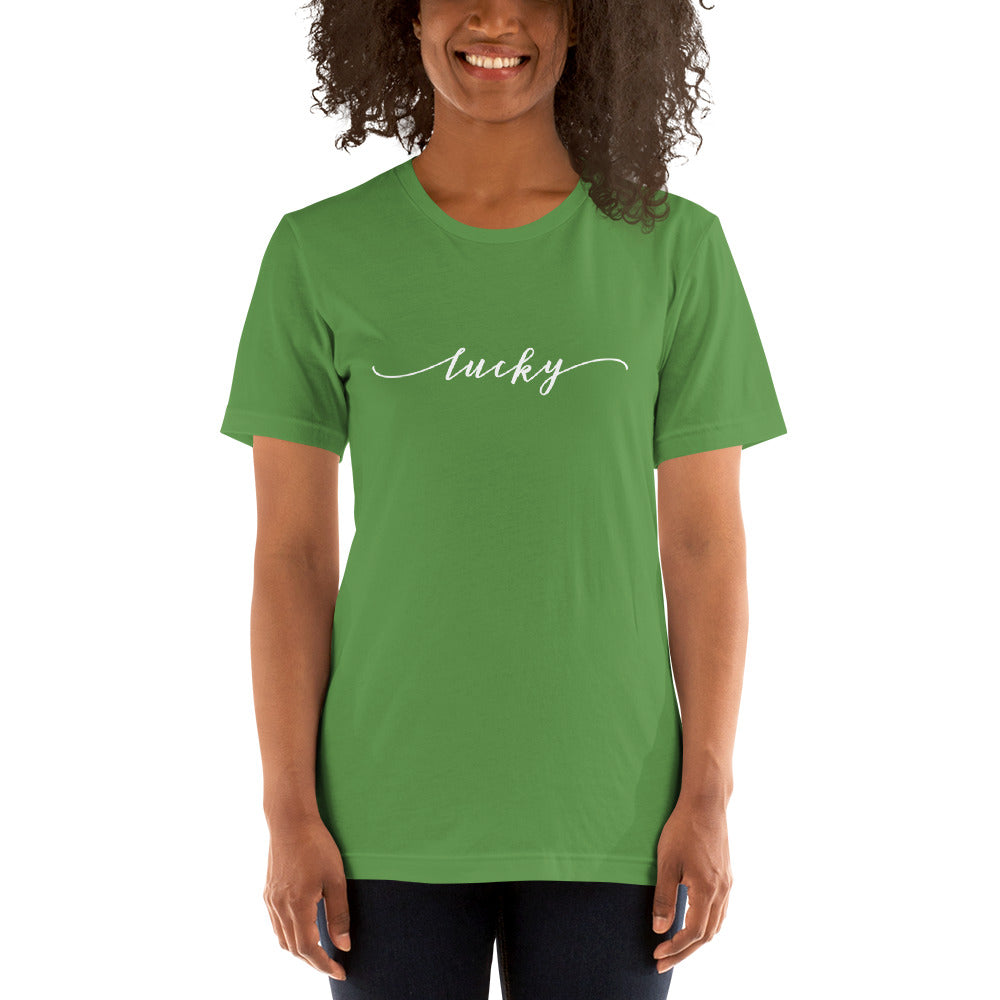 Lucky Script Unisex T-Shirt