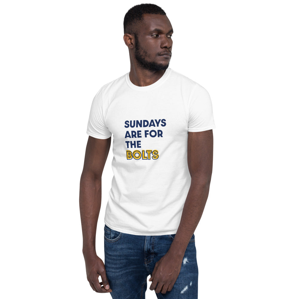 Sundays Are For The Bolts Unisex T-Shirt