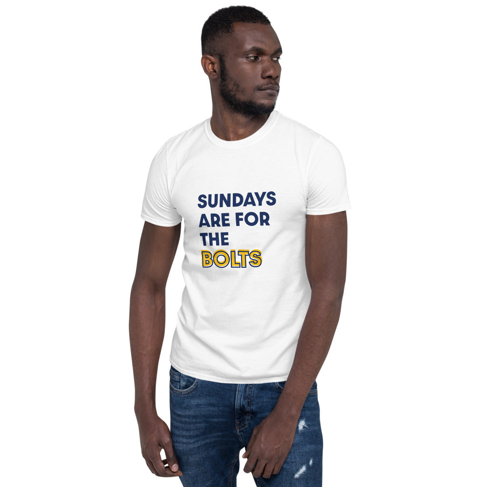 Sundays Are For The Bolts Unisex T-Shirt