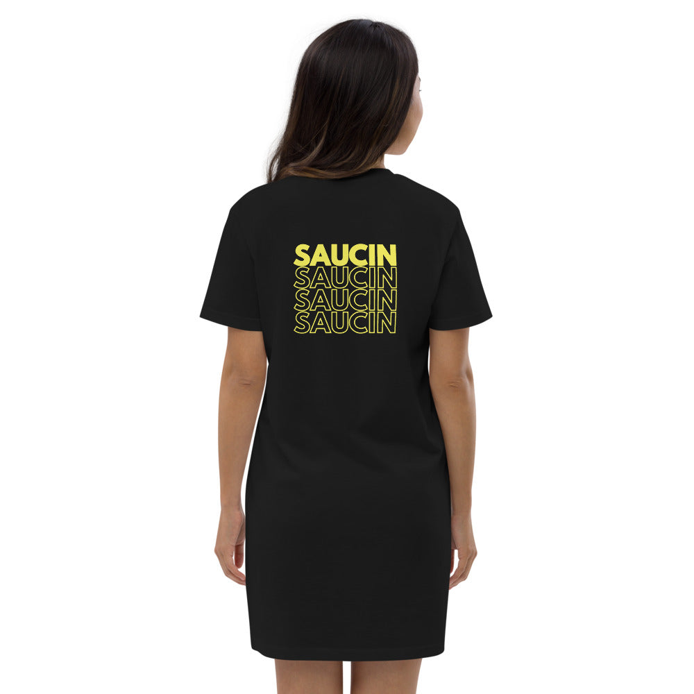 Saucin' Stacked T-Shirt Dress