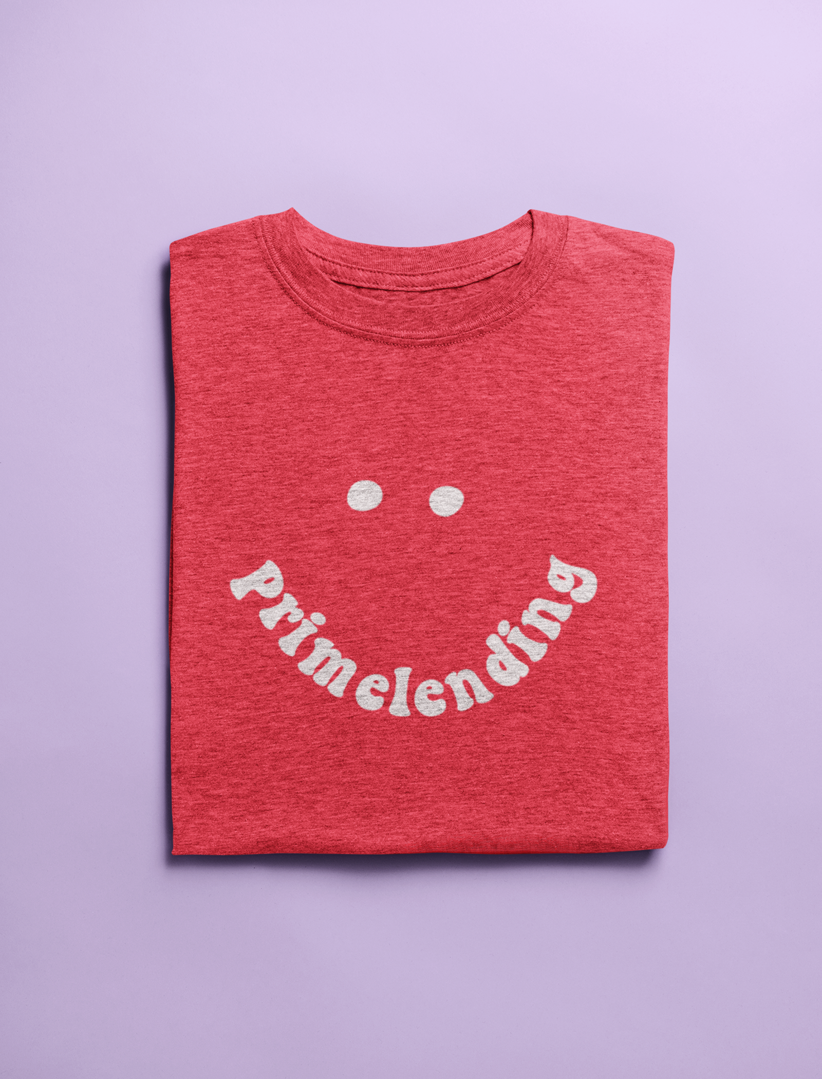 PrimeLending Smiley Face Tri-Blend Shirt