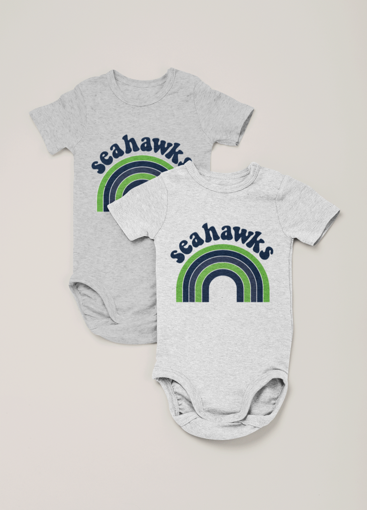 Seahawks Rainbow Infant Bodysuit