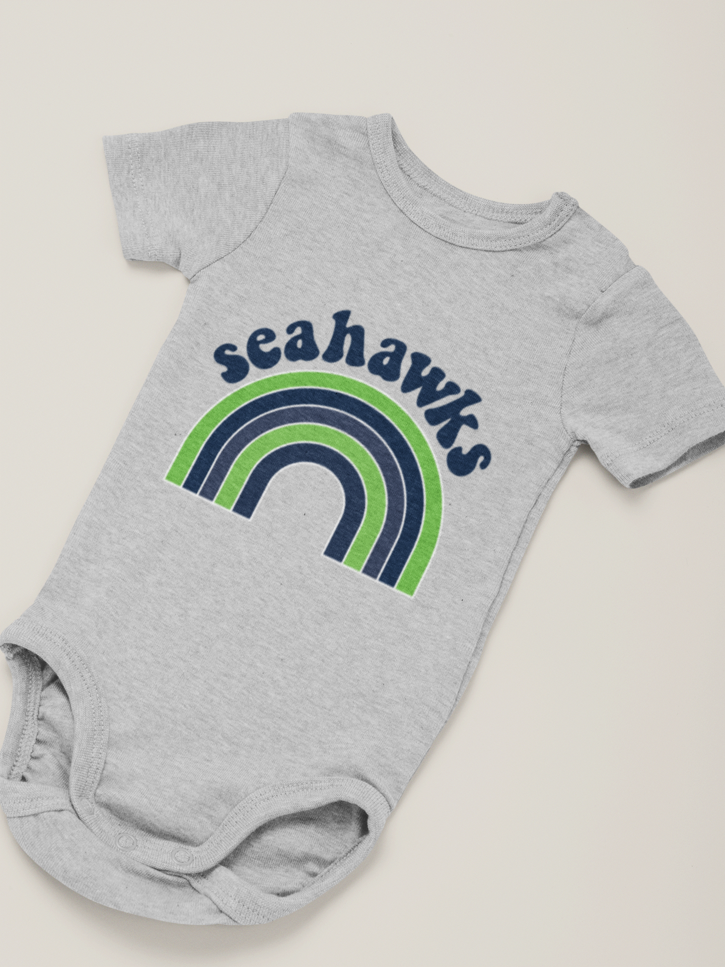 Seahawks Rainbow Infant Bodysuit