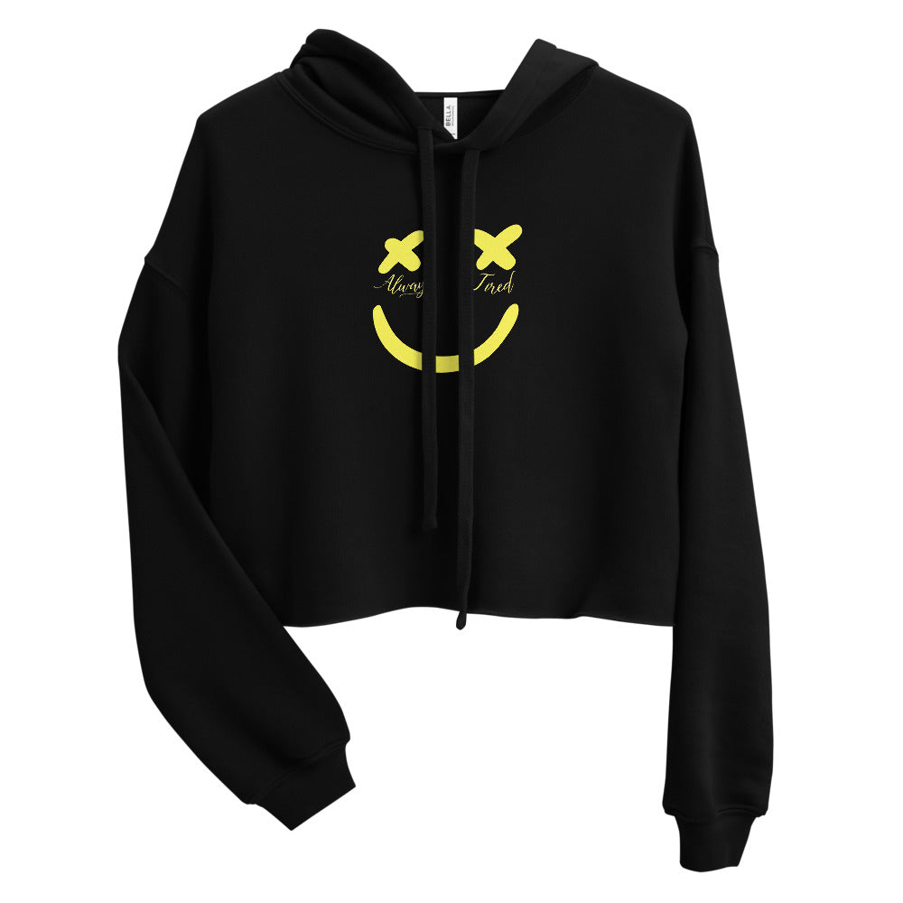 Always Tired Crop Hoodie